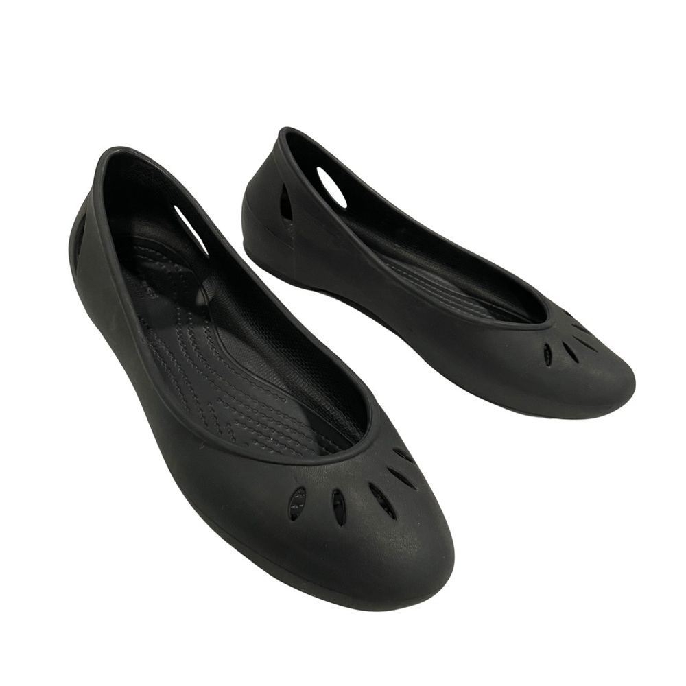 Crocs Flats Women’s Black Slip On Ballet Flats Size 7